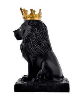 Royal Lion Animal Statue for Home Décor Showpiece for Gifting Decorative Sculpture for Living Room or Office
