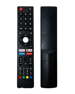 BPL Smart TVs Replacement Remote for Android 4k LED UHD HD TVs with Netflix, Prime Videos, YouTube, Google Play Hot Keys WITHOUT VOICE SUPPORT