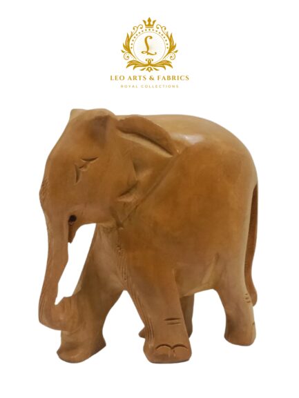 Handmade Wooden Elephant Figurine, 7.62 cm - Image 2